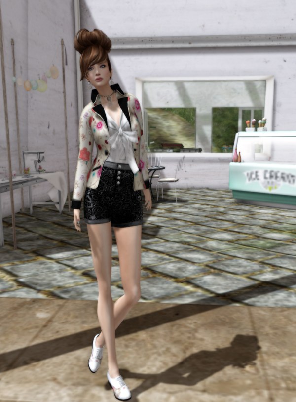 SS Floral Smokers Jacket