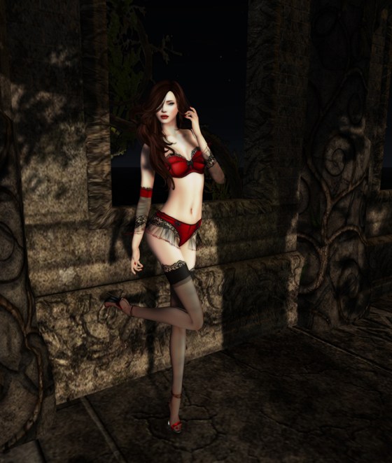 And I got that red lip classic thing that you like